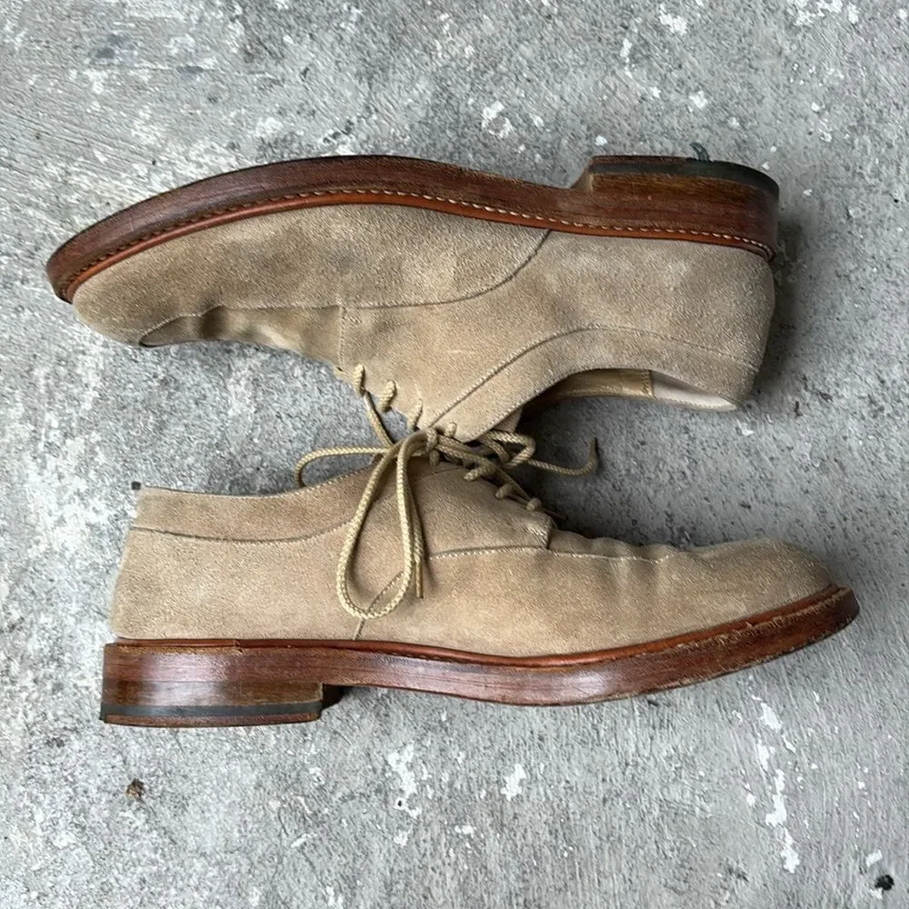 Joseph Fenestrier suede lace up oxfords